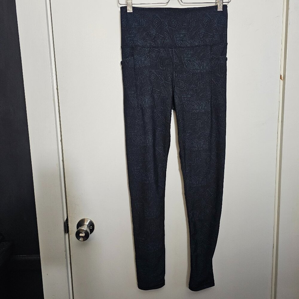 Everyday Yoga - Geometric Pattern Yoga Pants w/ Pockets (size L)